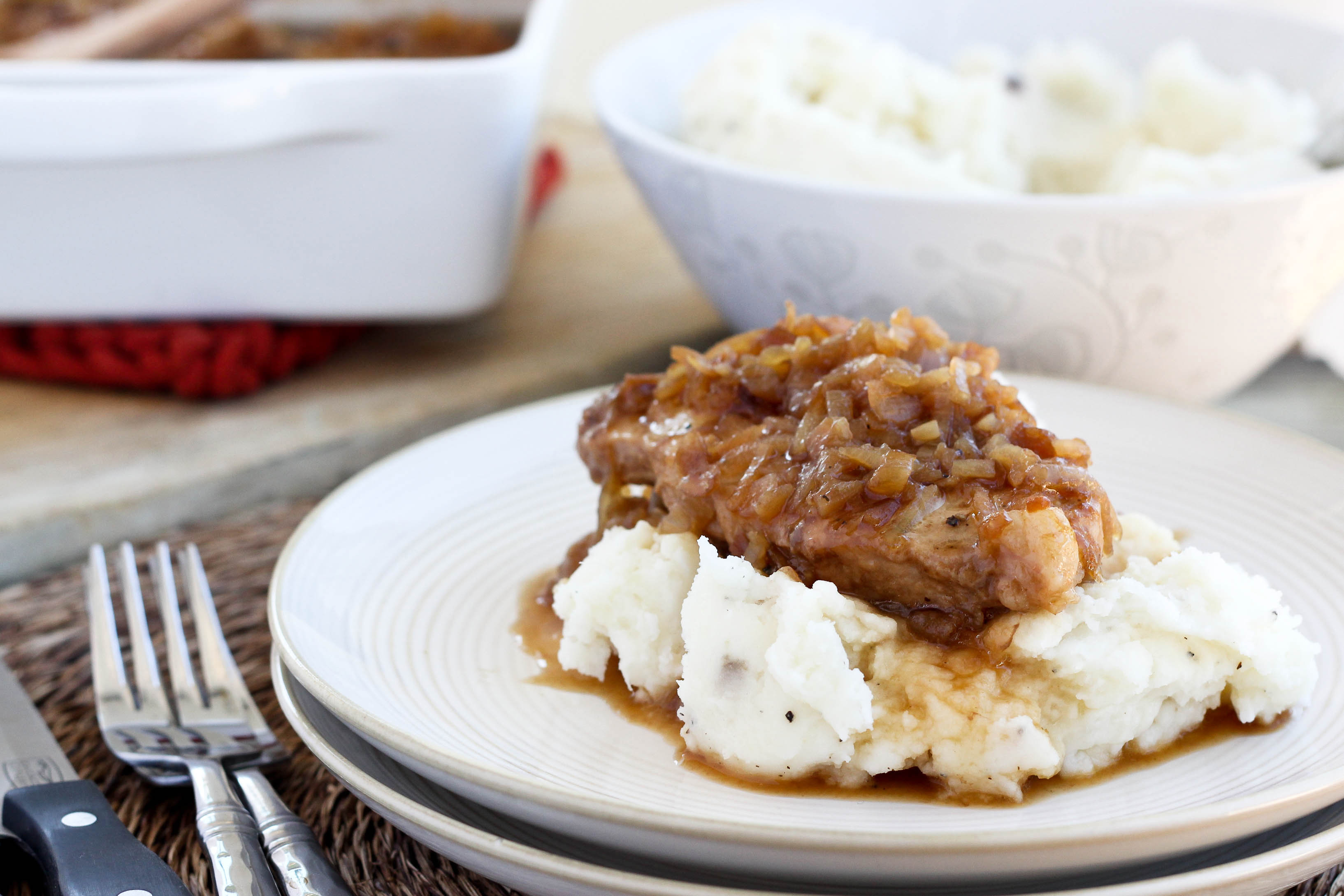 French Onion Pork Chops - Pork Recipes - Pork Be Inspired