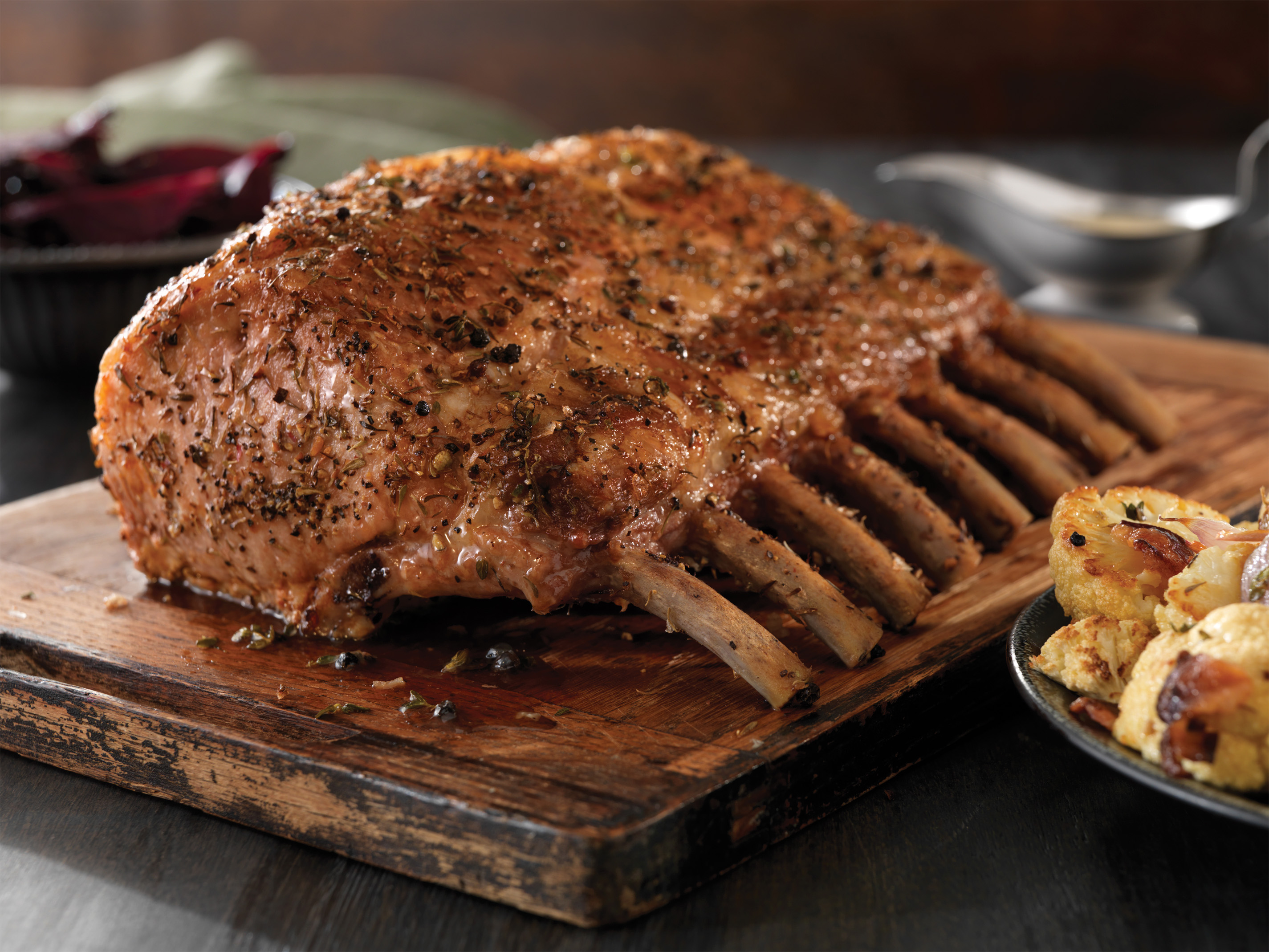 Herbed Pork Ribeye Roast With Cauliflower Pork Recipes Pork Be Inspired herbed-pork-ribeye-roast-with-cauliflower-pork-recipes-pork-be-inspired