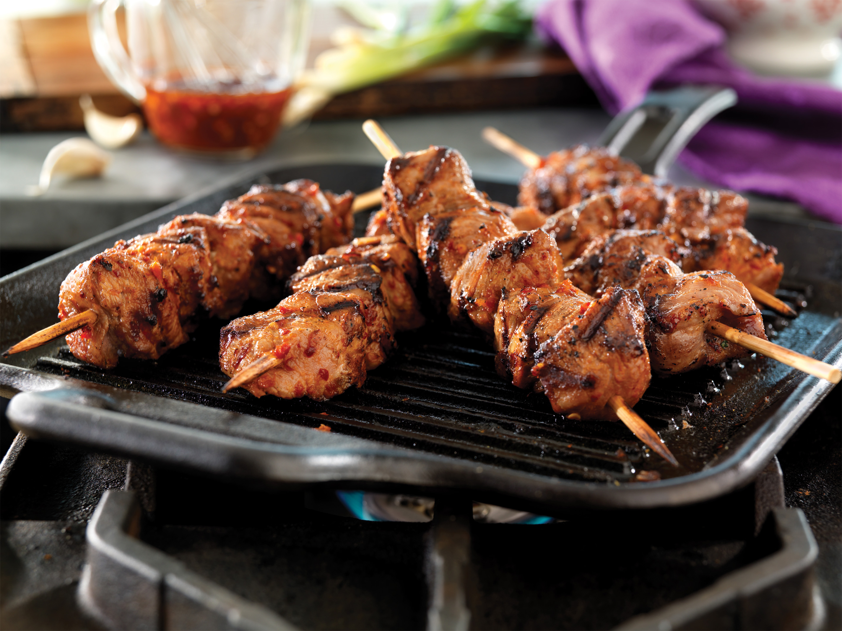 Spicy Korean Pork Skewers Pork Recipes Pork Be Inspired